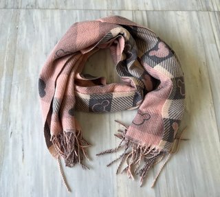 Bufanda pañuelo cuadros estampado Mickey