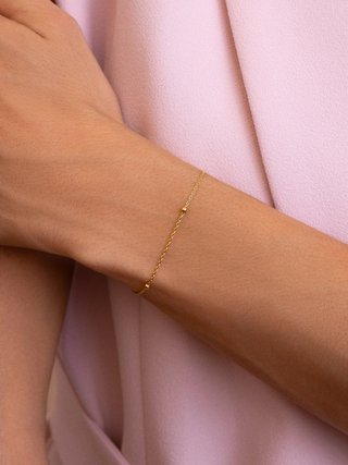 Pulsera Singularu Plata 925 Bañada Oro