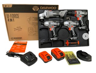 Kit Herramientas Daewoo U-Force 4 en 1