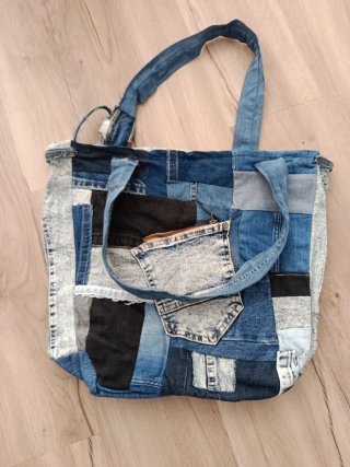 Bolso Patchwork Vaquero  Hecho a Mano