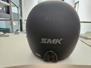 Casco Moto SMK Seven Negro Mate