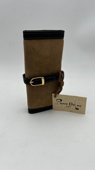 Joyero enrollable Pierre Delone piel NUEVO