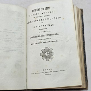 Institutiones Philosophiae Moralis Solimani 1847