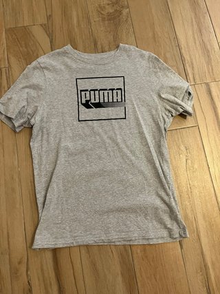 Camiseta Puma Gris Logo