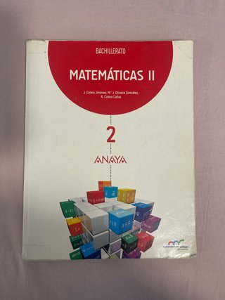 Matemáticas II 2 Bachillerato