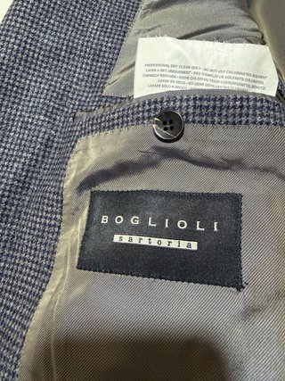 Boglioli Giacca Sartoria Lana Grigia