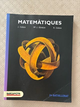 Matemàtiques 2n batxillerat