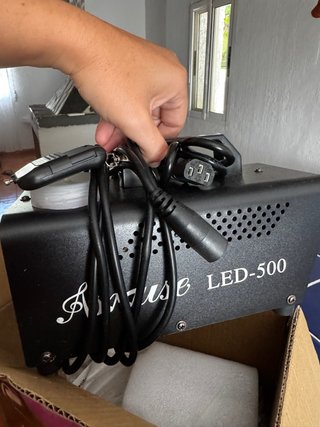 Máquina de humo LED-500 portátil, con liquido humo