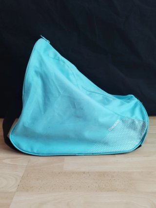 Patines en línea azules para niños+bolsa
