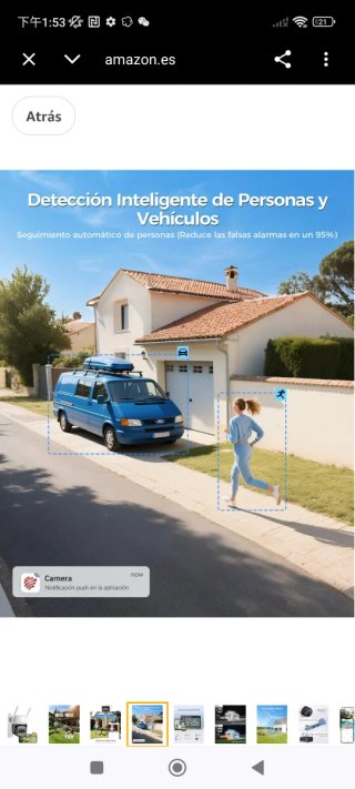 Ctronics Cámara Vigilancia Zoom Híbrido 10X