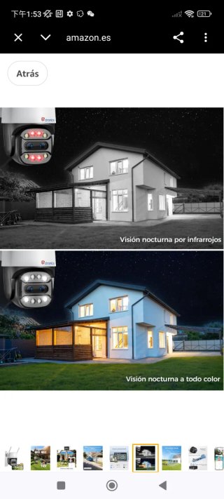 Ctronics Cámara Vigilancia Zoom Híbrido 10X
