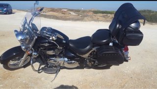 Suzuki C 800 Custom Moto Cruiser Negra