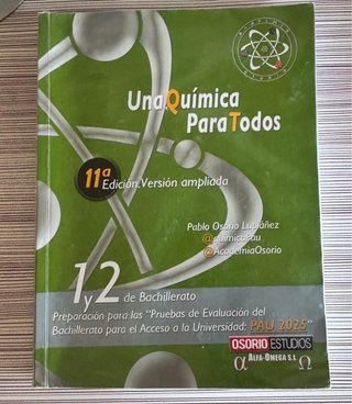 Libros de Una Química Para Todos (Osorio Estudios)