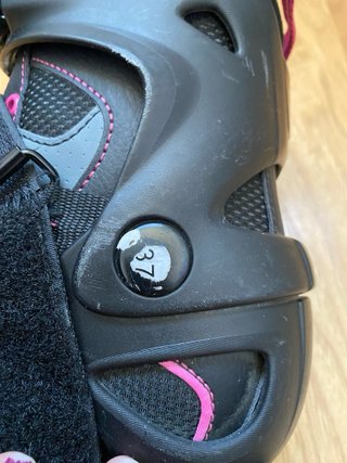 Patines en línea Oxelo negros y rosas