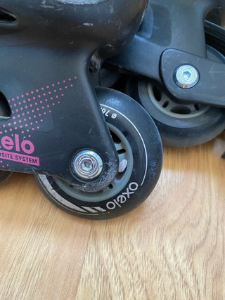 Patines en línea Oxelo negros y rosas