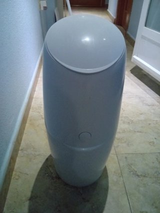 Contenedor Basura Pañales Blanco