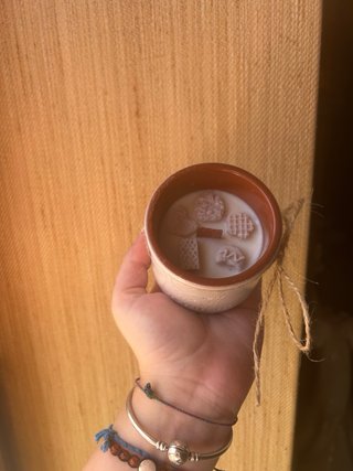 Candela al caramello in barattolo San Salvatore
