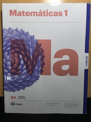 Matemáticas 1 BA : Código Abierto