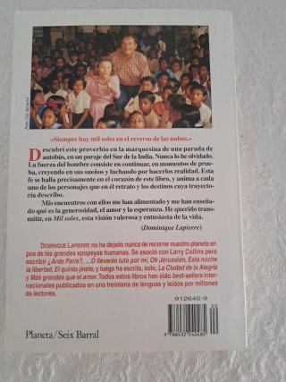 Libro Mil Soles de Dominique Lapierre
