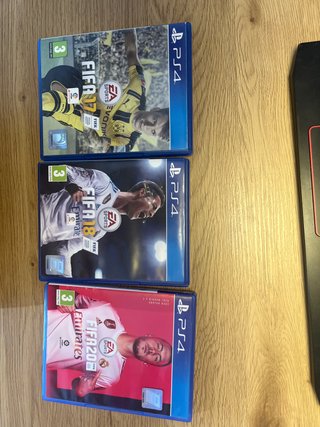 Lote FIFA 17, 18 y 20 PS4