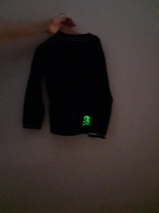 Camiseta esqueleto niño manga larga
