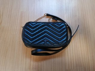 Bolso bandolera Parfois negro cuero