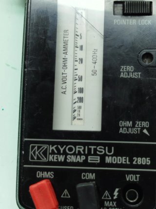 Amperímetro Voltímetro y medidor de ozmios