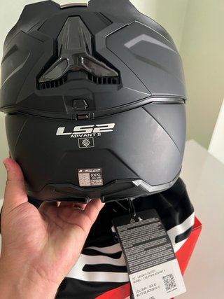 Casco LS2 Advant II 3XL Negro Mate Nuevo