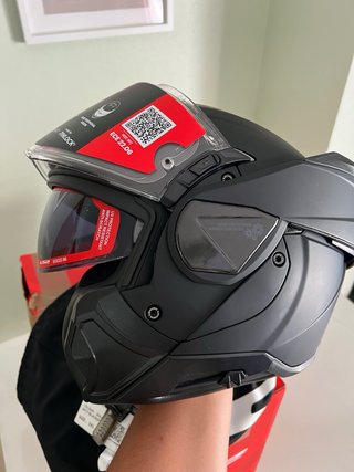Casco LS2 Advant II 3XL Negro Mate Nuevo