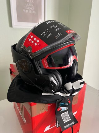 Casco LS2 Advant II 3XL Negro Mate Nuevo