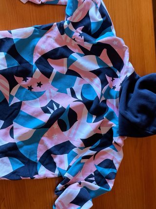 Sudadera Adidas Azul y Multicolor