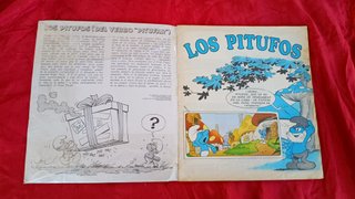 Álbum de cromos Los Pitufos Panini 1982 Completo
