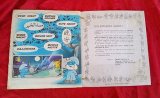 Álbum de cromos Los Pitufos Panini 1982 Completo