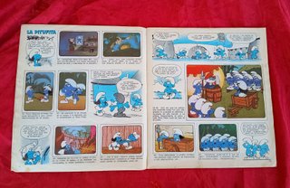Álbum de cromos Los Pitufos Panini 1982 Completo
