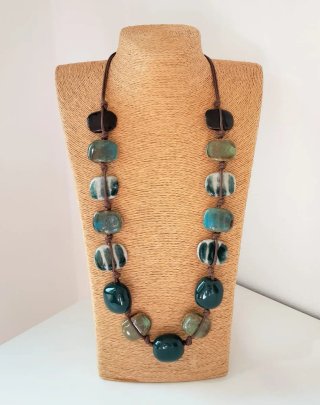 Maxi collana in ceramica