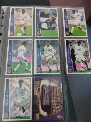 Colección Cartas Fútbol Liga 2003 Paks 3 equipos.
