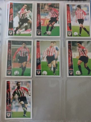 Colección Cartas Fútbol Liga 2003 Paks 3 equipos.