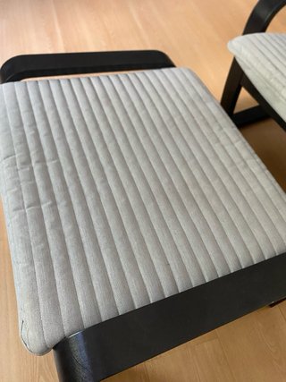 Sillón y reposapiés Ikea