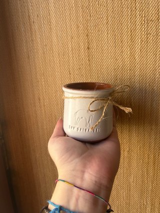 Candela profumata alla rosa in barattolo