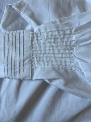 Camisa fallero blanca t.39 que seria 12/14 años