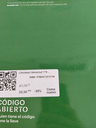 Literatura Universal 1ºBach - 9788421874790