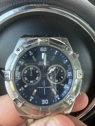 Reloj Guess Hombre Cronógrafo Azul/Plata