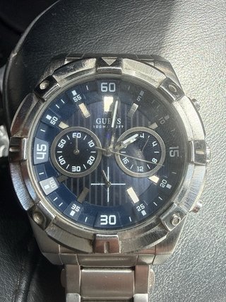 Reloj Guess Hombre Cronógrafo Azul/Plata