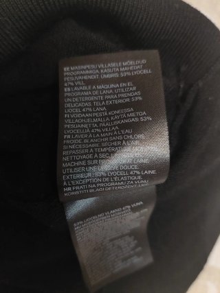 Jersey lana fina negro