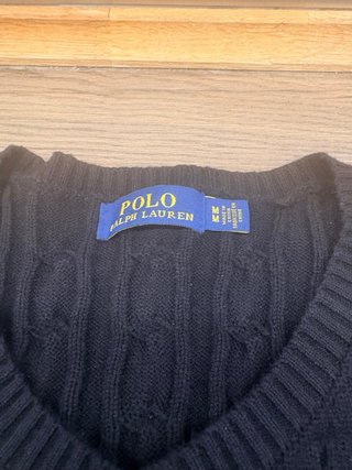 Jersey Polo Ralph Lauren Algodón Negro Talla M