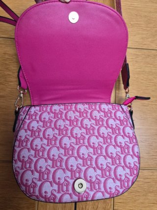 Bolso rosa estampado mujer/niña