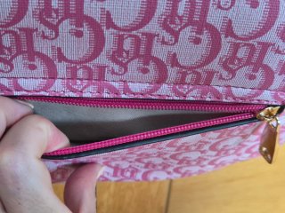 Bolso rosa estampado mujer/niña
