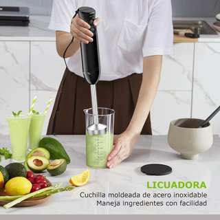 Batidora de Mano Bonsenkitchen Acero Inoxidable