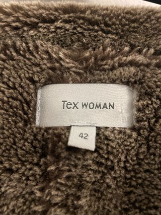 Chaqueta abrigo doble faz con pelo Tex Woman T. 42