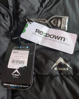 Chaqueta K-Way - Plumas 650 - Talla L - Plumifero.